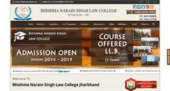 Desktop Screenshot of bnslawcollege.com